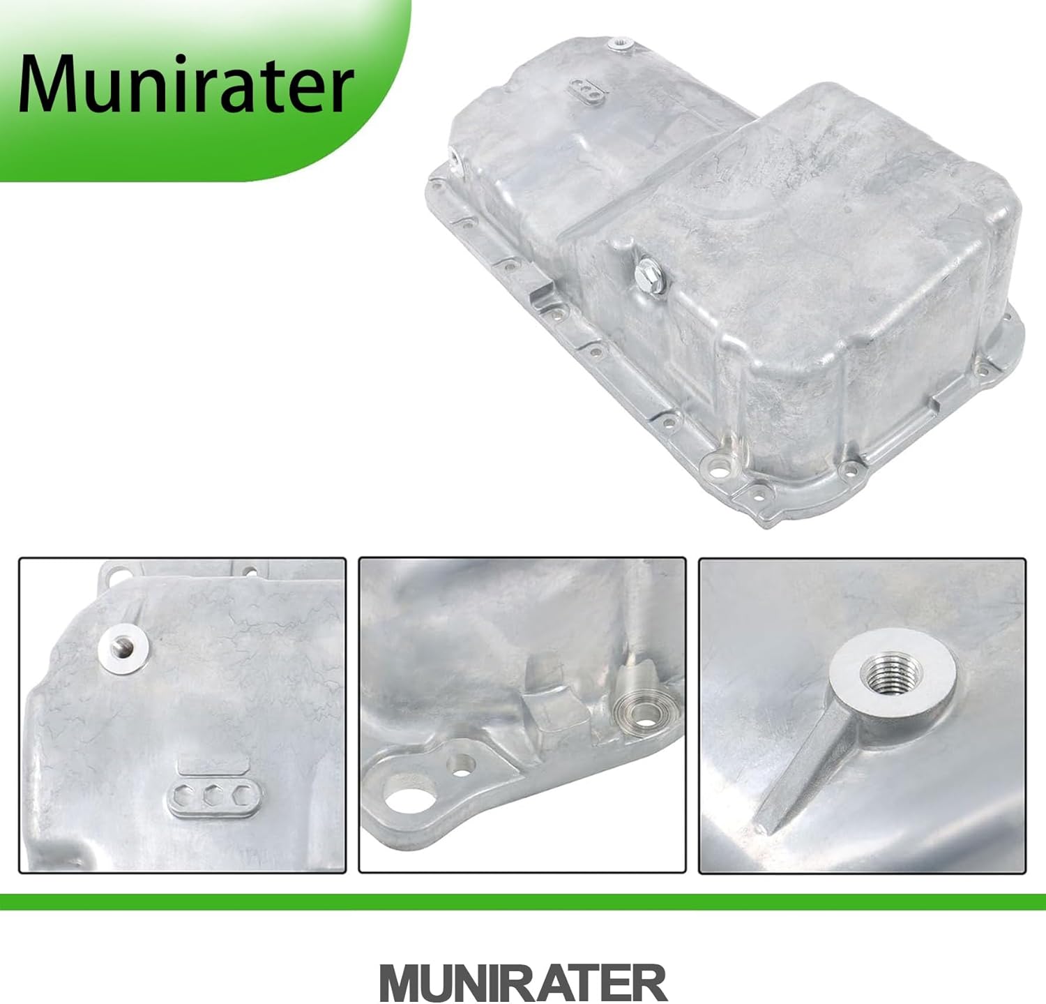 munirater Engine Oil Pan Replacement for Prelude 1997-2001 Replacement for 11200P5K000