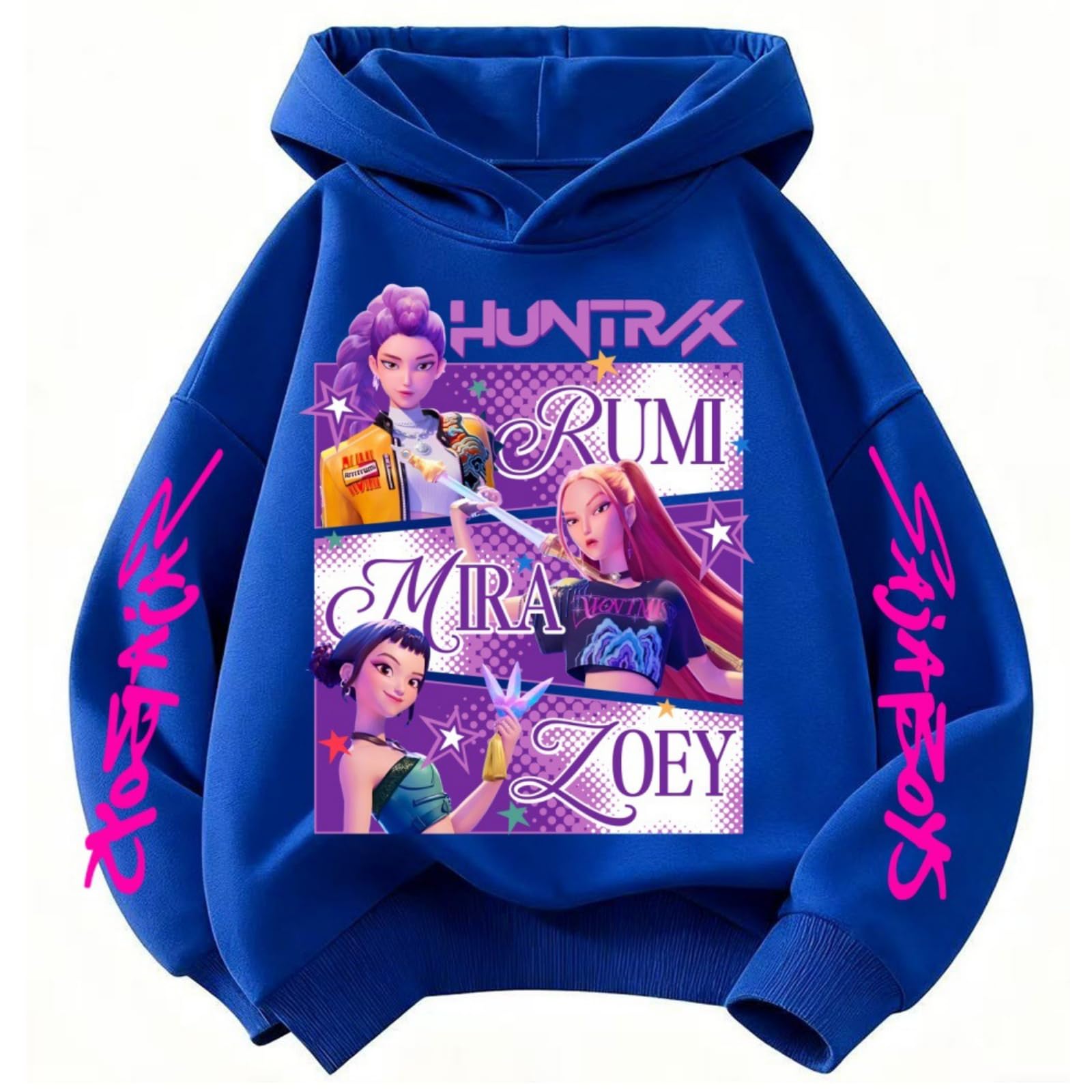 SXMURP K-Pop Hoodie For Girls Teens Trendy Long Sleeve Sweatshirt Graphic Print Cozy Hunters Hoodies — view 9