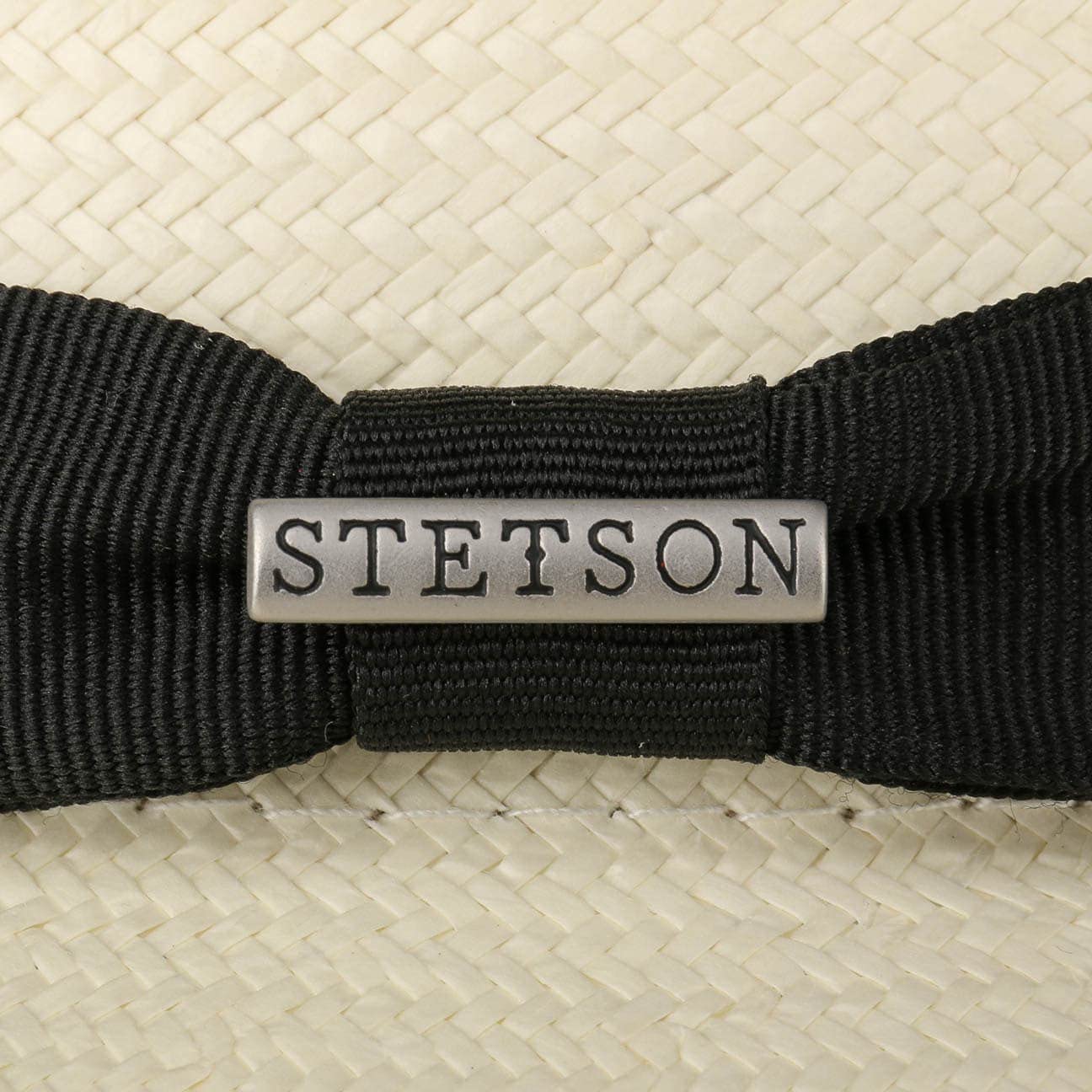 Stetson Cappello Bogart Telida Toyo Uomo Donna Fedora Nastro Gros-Grain Paglia Primavera Estate