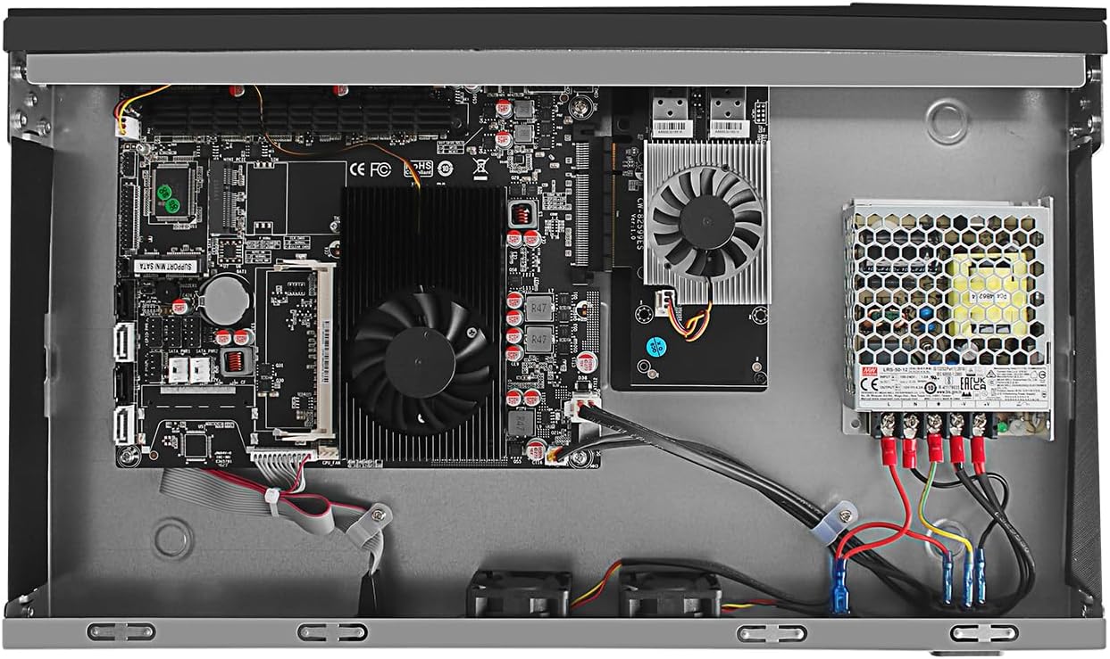 1U Firewall Appliance 10GbE, OPNsense, VPN, 2th Gen I5 2430M, 2520M, 2540M, RJ16, 6 x Intel 2.5GbE I226-V, 2 x SFP+ 82599ES 10GbE, 8G RAM, 128G SSD