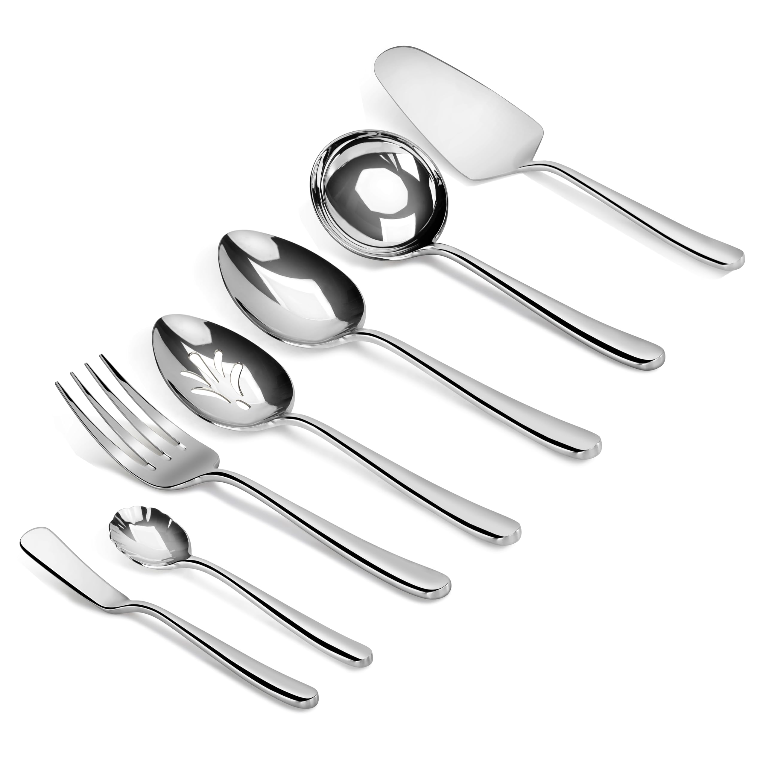 Artaste Rain II Forged Stainless Steel 7-Piece Hostess Flatware Set — Amazon image 2