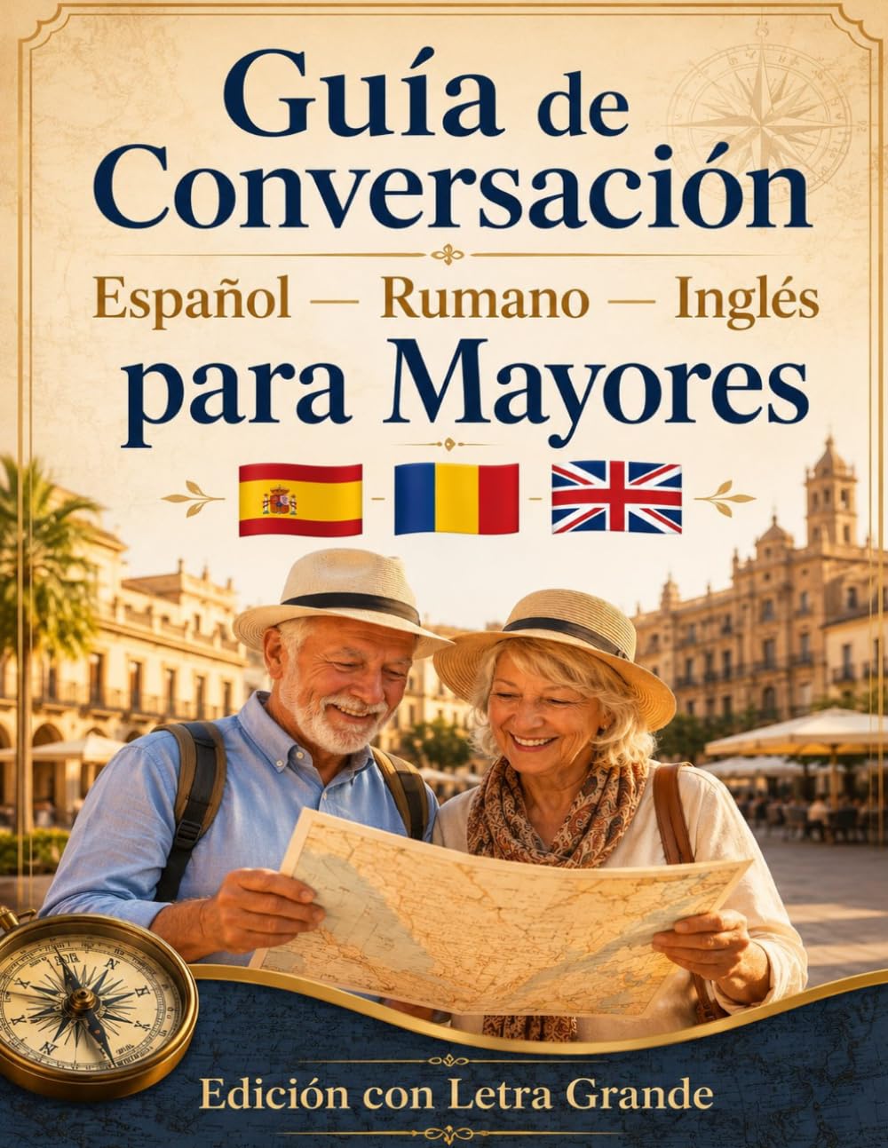 Guía de Conversación Español — Rumano — Inglés para Mayores: Edición con Letra Grande / Large Print Travel Phrase Guide
