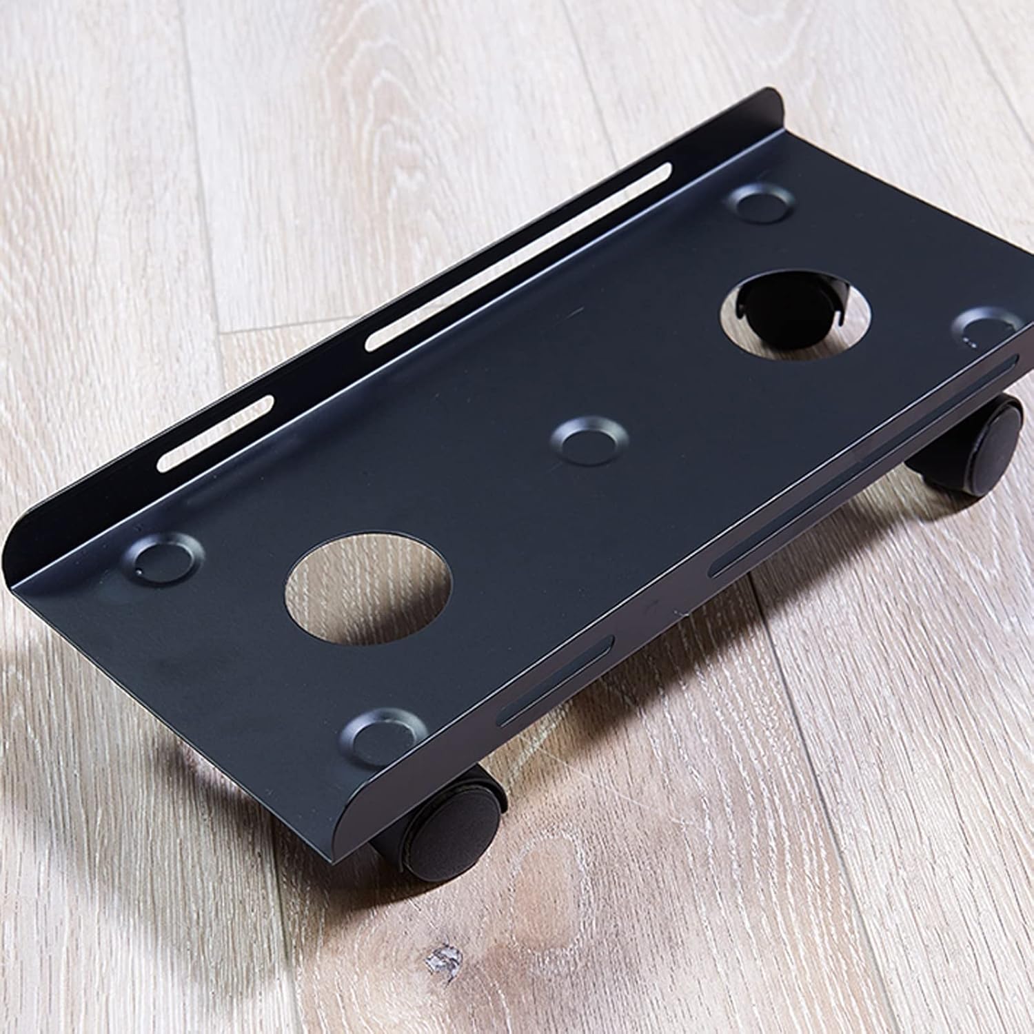 ENGENDER PC Stand Computer Tower Cart Household Computer Tower Stand CPU Rolling Stand Computer Host Stand with Wheels Under Home Office Desk Computer Tower Stand(A)