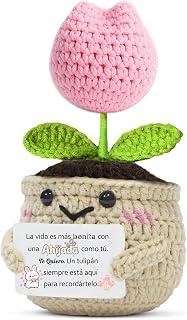 Regalos para Ahijadas Tulipanes Tejidos Cumpleaños Mujeres Aprecio Navidad