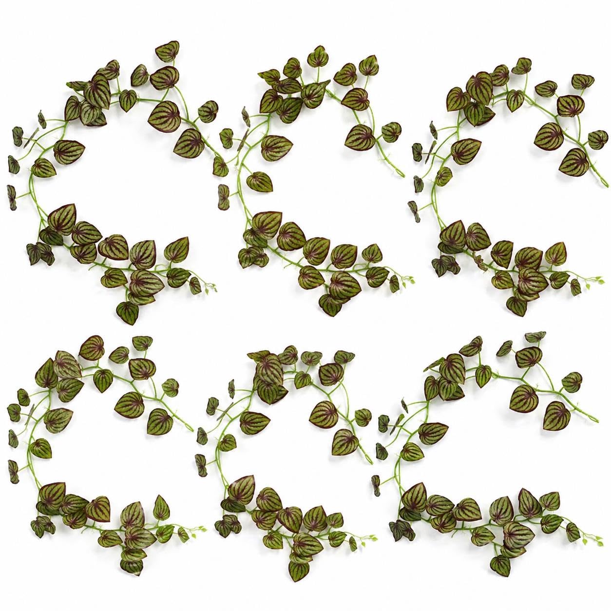 Multipack Leaf Design Artificial Hanging Plants