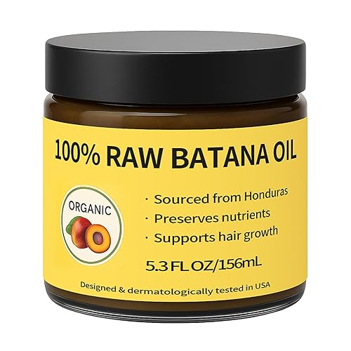 Aceite de batana para el crecimiento del cabello, aceite de batana orgánico Dr. Sebi's 100% puro para el crecimiento del cabello, repara las puntas