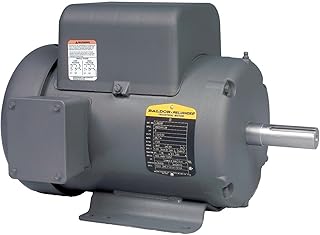 Baldor L3609T General Purpose AC Motor, Single Phase, 184T Frame, TEFC Enclosure, 3Hp Output, 1725rpm, 60Hz, 115/230V Voltage