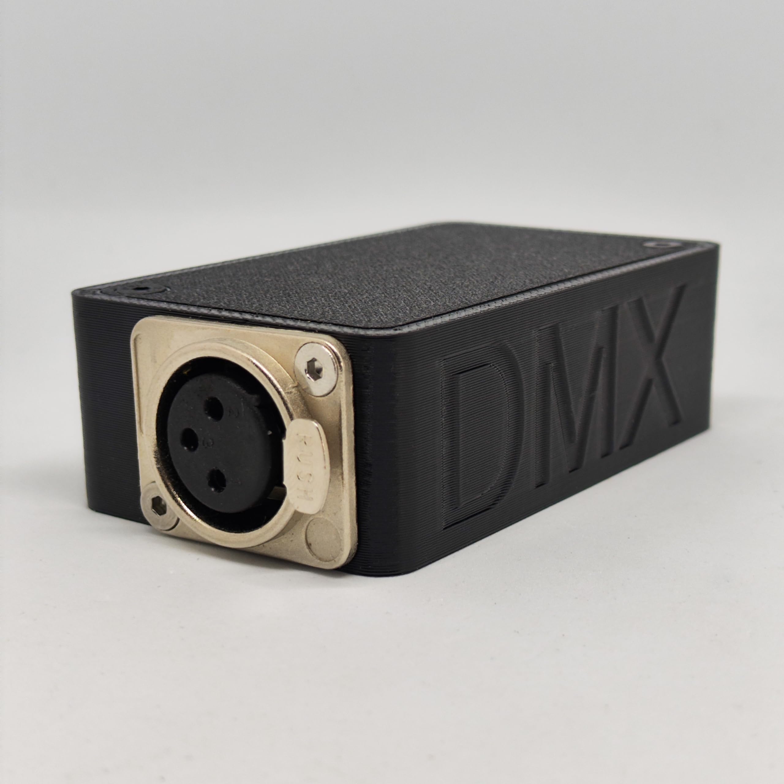 OpenDMX Interface USB Steuerung DMX 512 512 Kanäle 31 Geräte USB-C zu DMX 3 Pol Female Buchse Schwarz