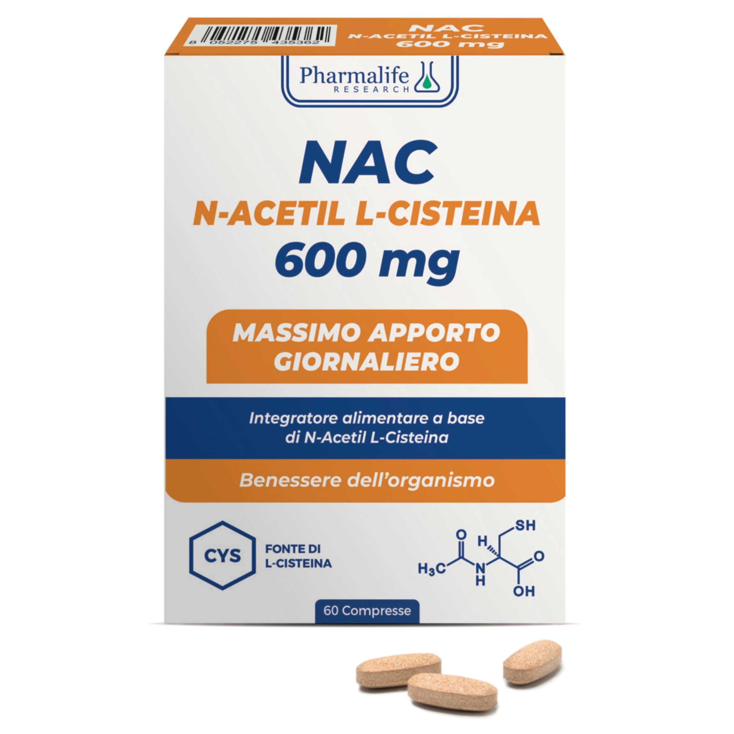 nac n-acetil l-cisteina 600 mg