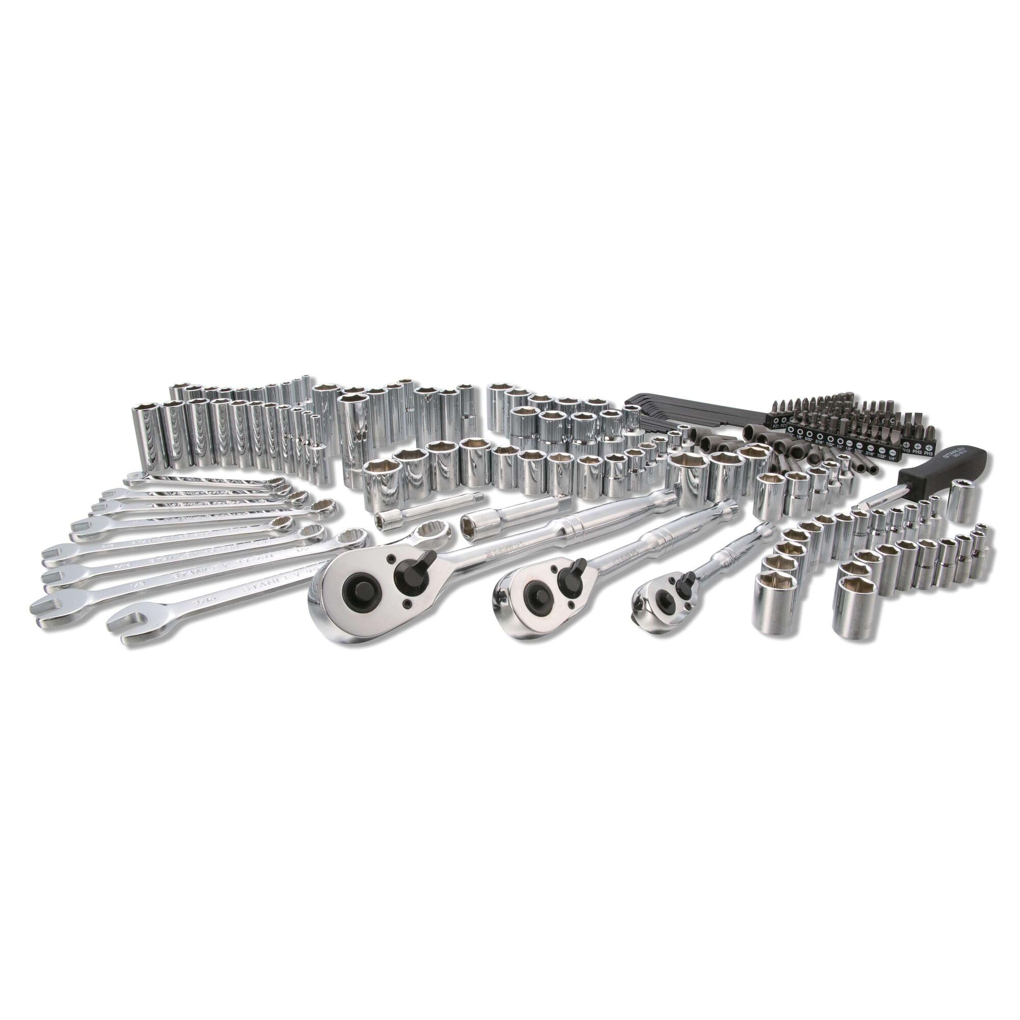 Mechanics Tool Set, 201 Piece, 1/4, 3/8 & 1/2 in Drive (STMT71654)
