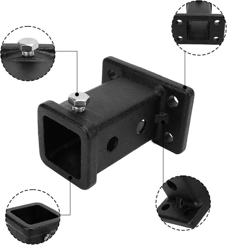 Kelepu Vonóhorog Adapter 2 Hüvelyk Csavaros Univerzális Pótkocsi Vonófej Pickup Teherautó Trailer Alkatrész