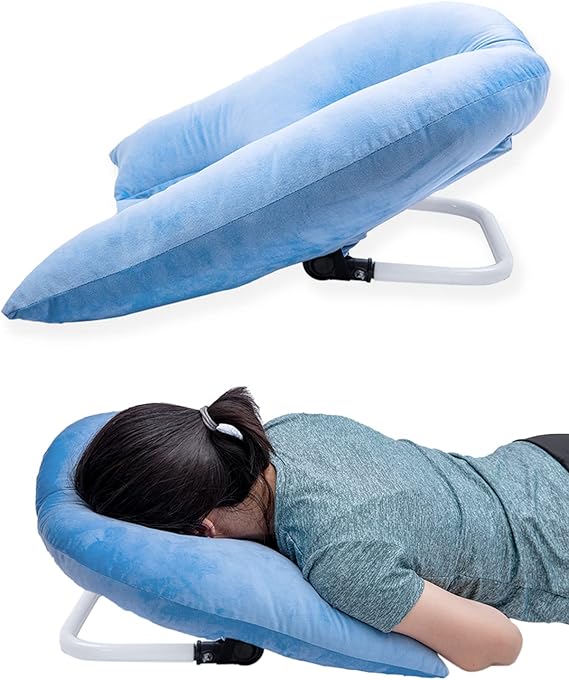 Face Down Pillow After Eye Surgery, Adjustable Height Prone