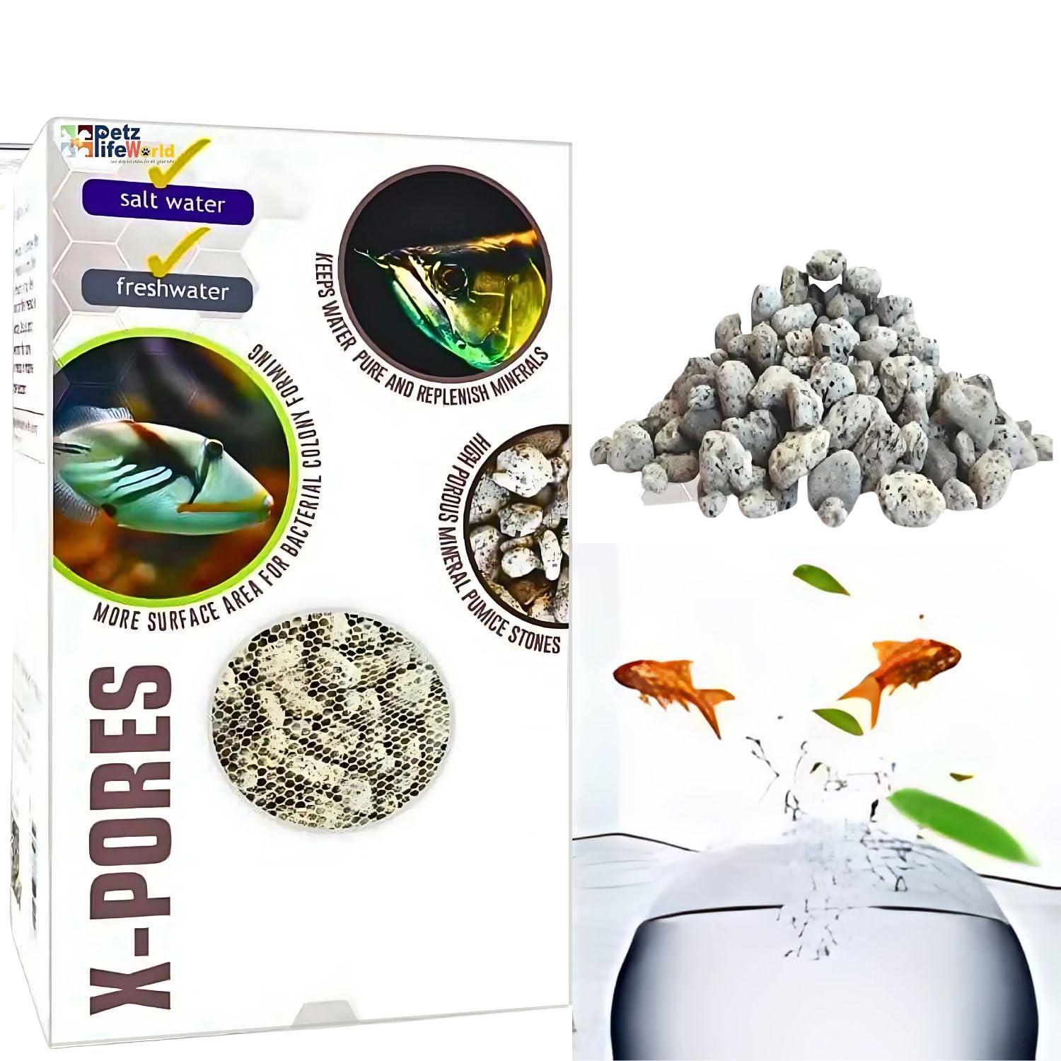 Aquatic Remedies X-Pores (500g) Aquarium Filter Media – Advanced Biological & Mechanical Filtration for Fresh & Saltwater... - Review, Price and Buying Guide