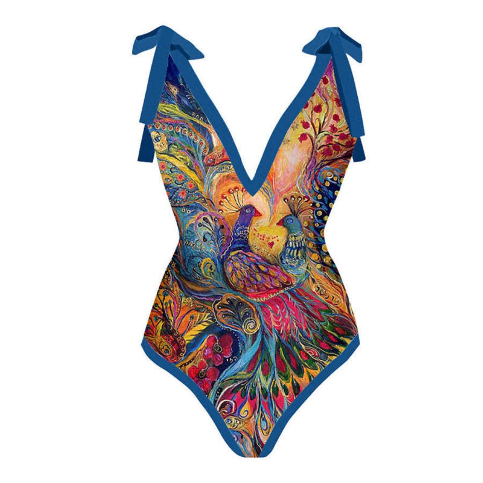 Mujeres Traje De Baño De Dos Piezas con Falda Larga Sarong Playa Cover Up Beachwear para Playa, Piscina, Vacaciones Tropicales (Color : E, Size : S)