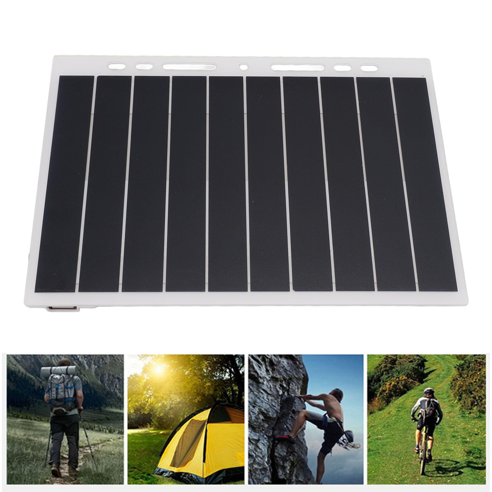 Kit De Chargeur De Panneau Solaire 10W 12V, Chargeur D'alimentation