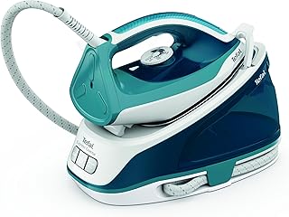 Tefal SV6115 Express Essential - Plancha de vapor (5,2 bar, golpe de vapor: 280 g/min, vapor continuo: 120 g/min, tecnología Calc Clear, suela Xpress Glide, 2200 W, 1,4 L, 36,2 x 17,9 x 25,6 cm)