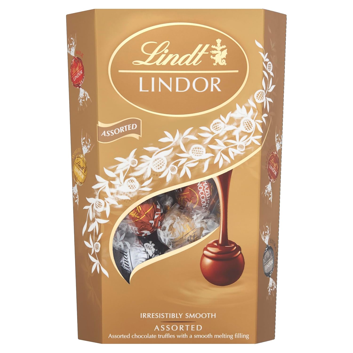 Lindt Lindor Assorted Chocolate Truffles Box, 337 g