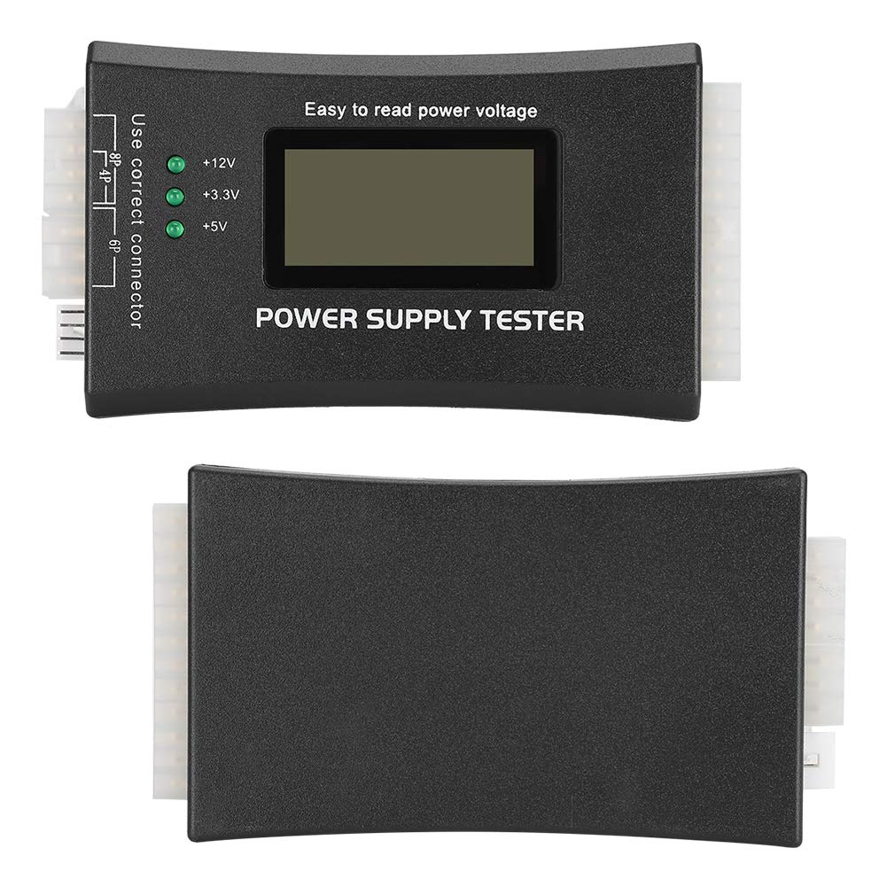 Probador de fuente de alimentación para computadora, probador de fuente de alimentación ATX para computadora, probador de mantenimiento de computadora, pantalla LCD digital, herramienta de inspección 5