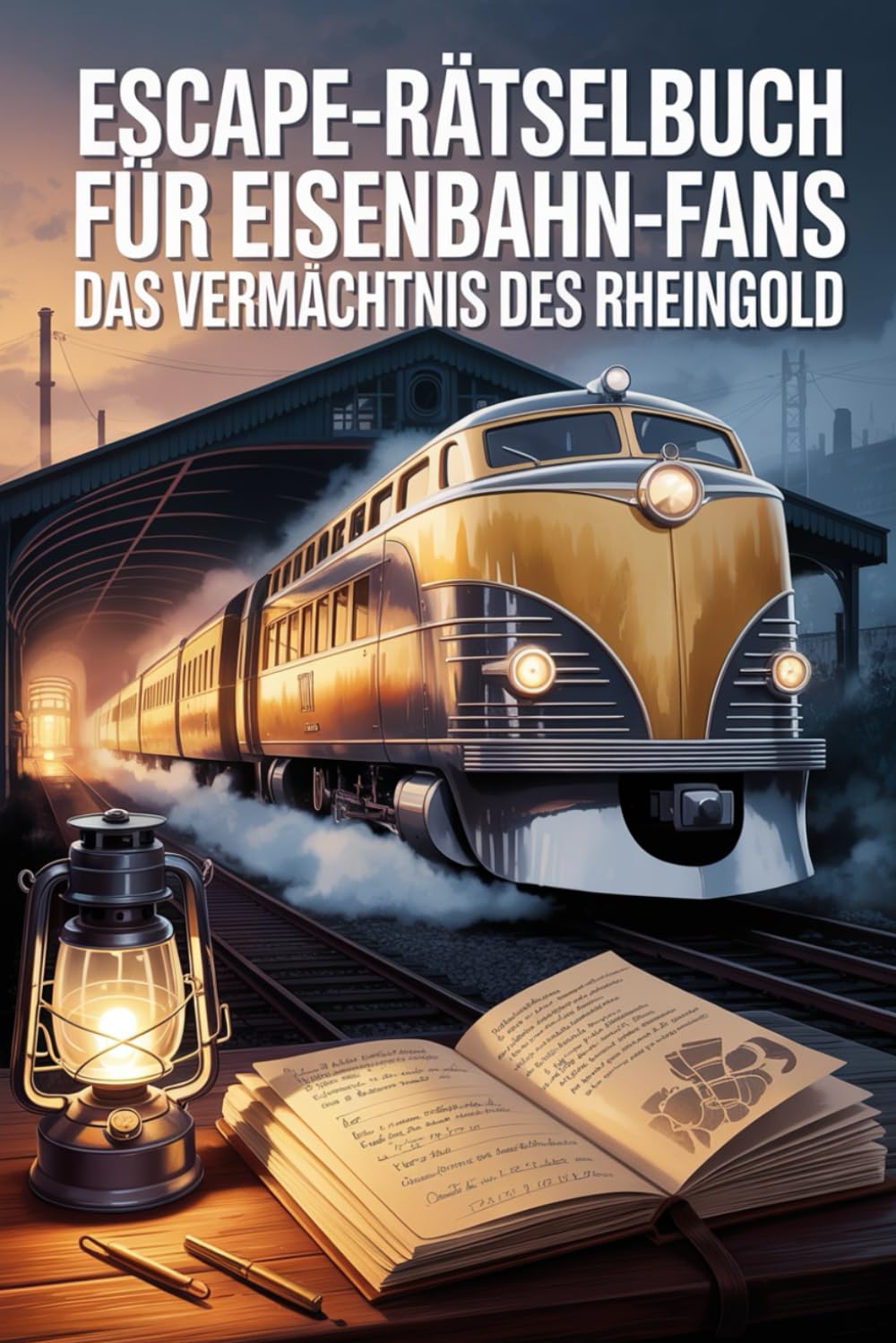 Escape-Rätselbuch für Eisenbahn-Fans: Das Vermächtnis des Rheingold: Erlebe eine packende Rätselreise zwischen Fakten und Fiktion – auf den Spuren eines legendären Zuges.