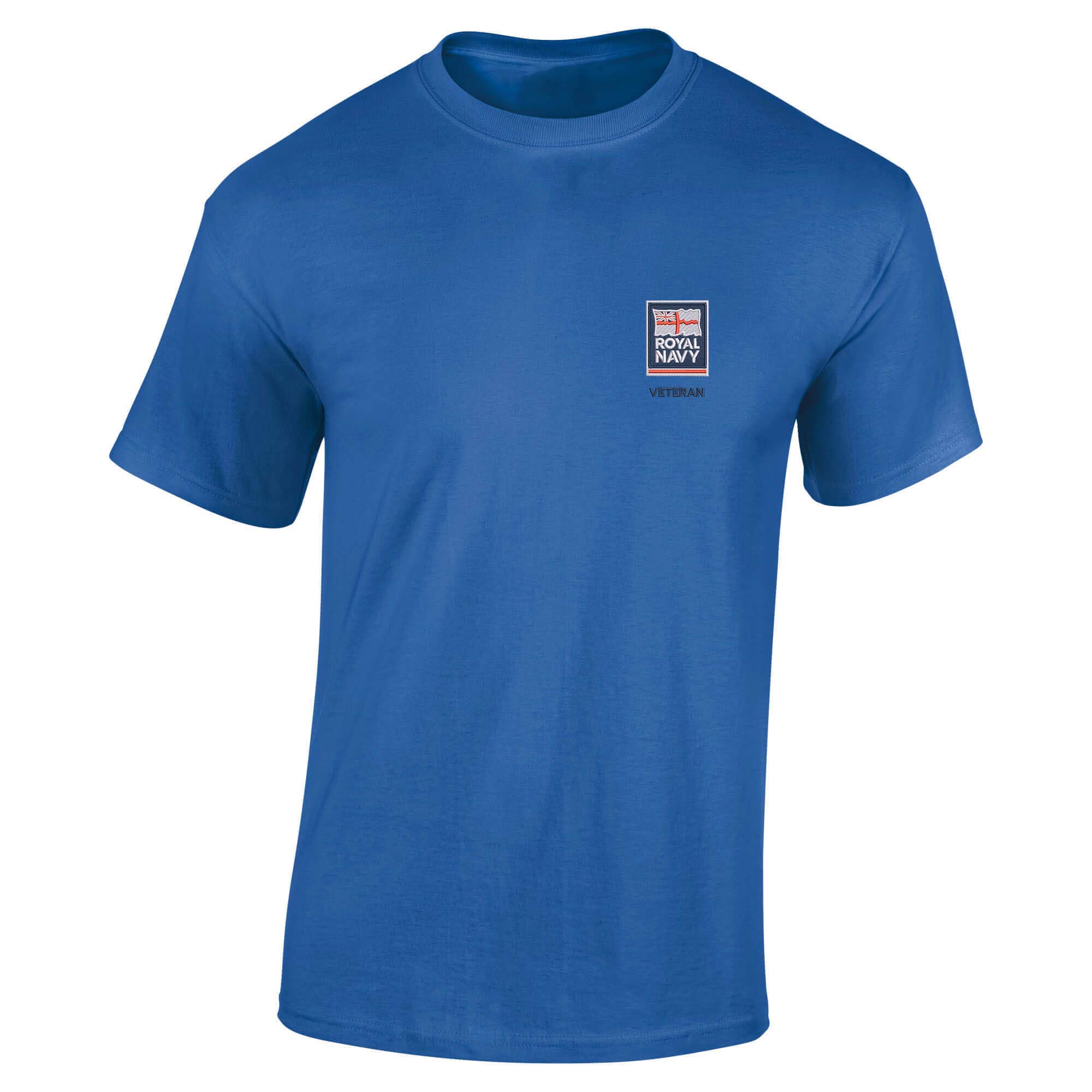 Pineapple Joe's Men's Royal Blue Royal Navy - Armed Forces Veteran T-Shirt - 3X Large