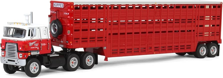 Amazon.com: First Gear DCP 1/64 International TranStar COE w/ 45ft