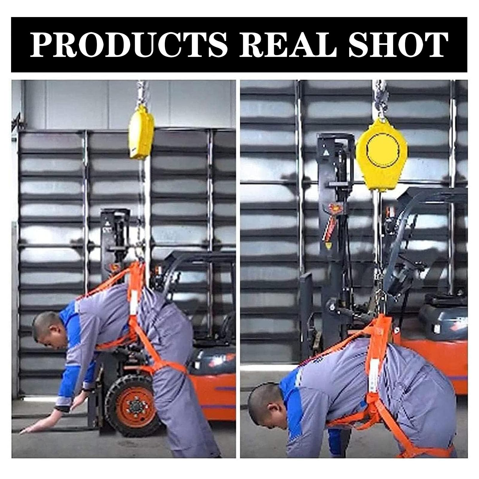 Antichute a Rappel Automatique, 3-20m Ligne De Vie Auto-Rétractable Avec Corde De Sécurité Ignifuge, Engrenage Antichute Pour Travaux Extérieu Charge 150kg (3m)