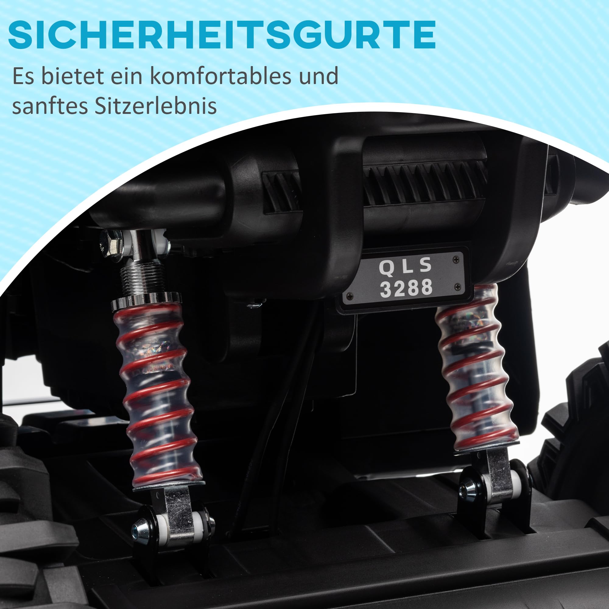 HOMCOM Elektro Quad für Kinder 12V 10Ah mit 2 Motor für 3-5 Jahre Grün | Kinder Quad, Vorwärts-, Rückwärtsfunktion, USB-Anschluss, MP3-Musikplayer, Kinderfahrzeug mit Scheinwerfer, 3-8 km/h