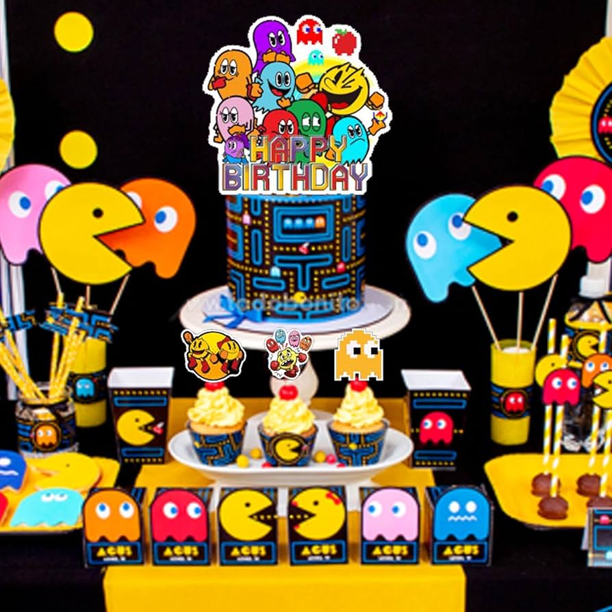 Amazon.co.jp: NEWROOPY パックマン 誕生日パーティーデコレーション Amazon.co.jp: NEWROOPY パックマン 誕生日パーティーデコレーション