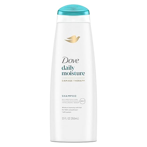 Dove Champú Nutritive Solutions Daily Moisture hidratante para cabello seco 12 onzas líquidas 4 unidades