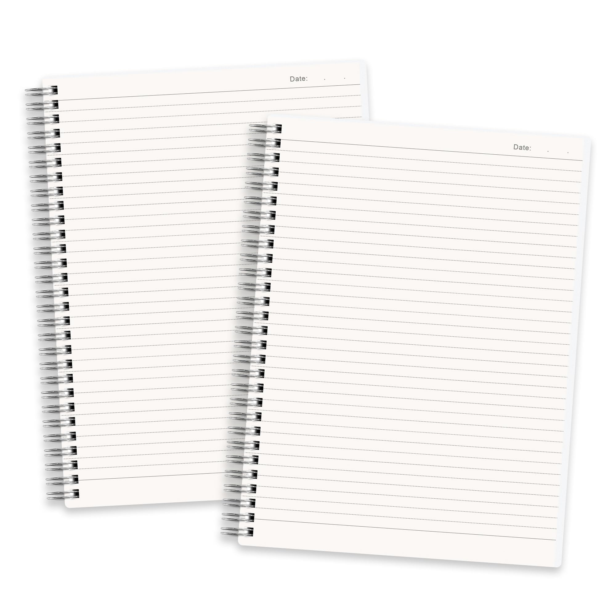 Cahier à spirales B5 avec papier haute densité anti-bavure pour écriture fluide