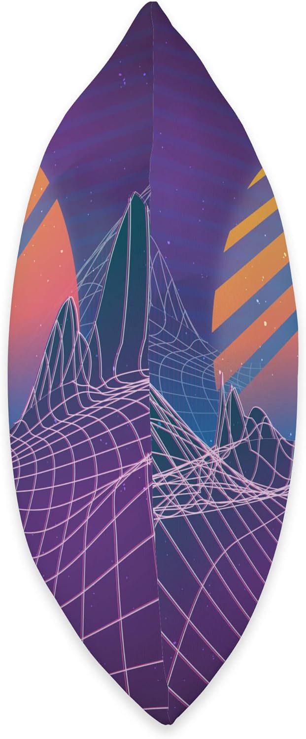 Retrowave Vaporwave Vintage Sunset Retro 80s Synthwave Japan Throw Pillow