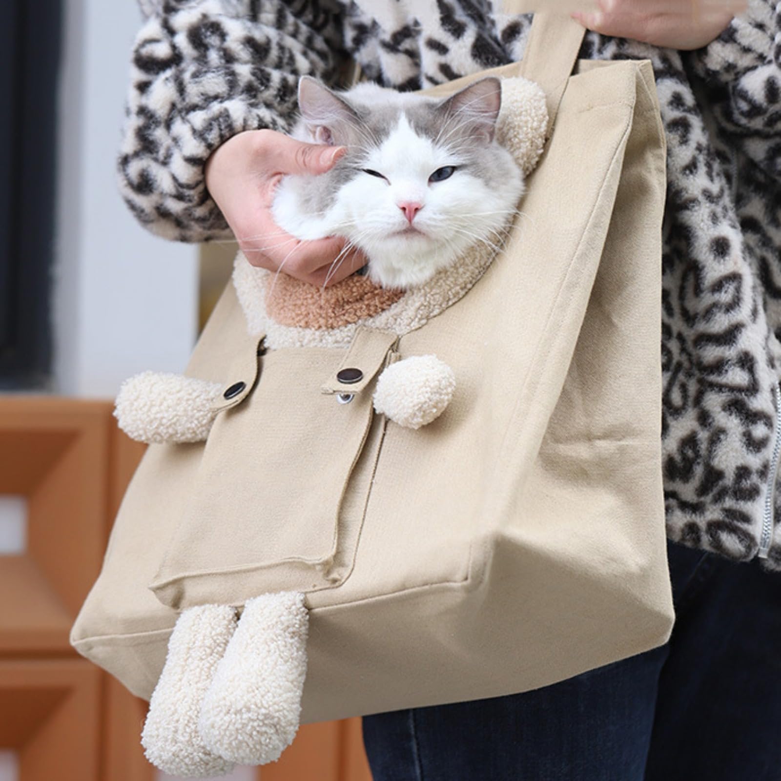 Amazon.co.jp: 犬顔出しバック ペットトートバッグ ペットキャリー