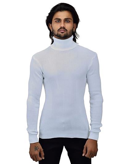 Men's Cotton Turtle Neck Pullover