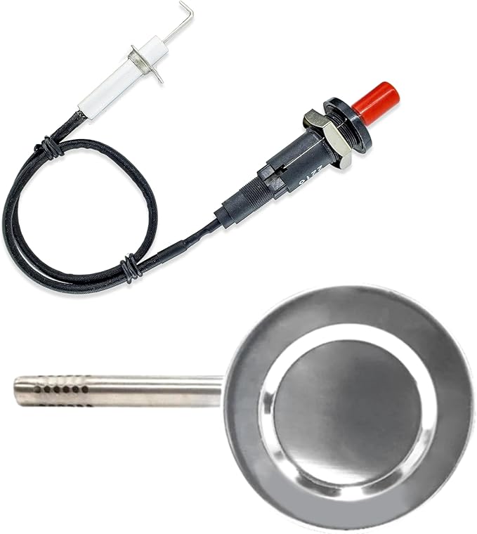 Gas Burner with Screw Replacement for Masterbuilt MB20051311 30-inch Propane