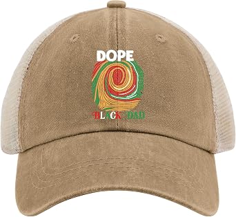 Dope Black Dad Hat for Womens Baseball Caps Low Profile Washed Hiking Hats Cotton