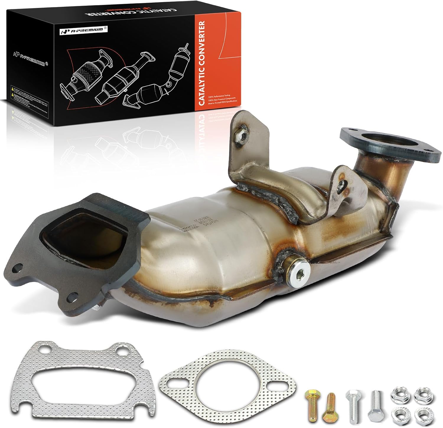 A-Premium Front Catalytic Converter Kit Direct-Fit Compatible with Ram ProMaster 1500 2014-2021, ProMaster 2500 2014-2021, ProMaster 3500 2014-2021, 3.6L, EPA Compliant, Replace# 68190012AB