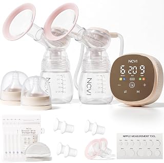 NCVI Double Milchpumpe Elektrisch Effizientes Abpumpen Muttermilch