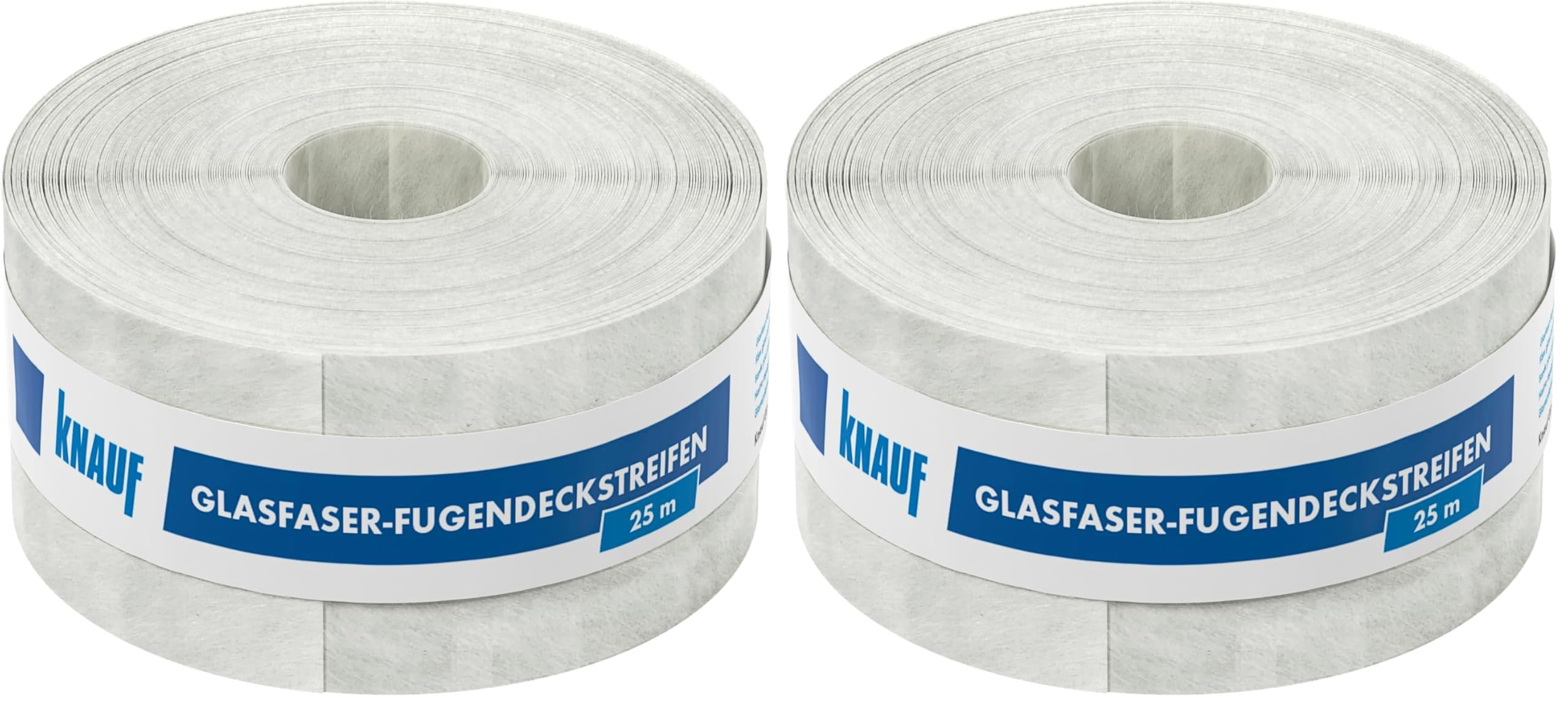 Bande d'armature Knauf pour jointoiement de plaques de plâtre et fibres de plâtre, 50mm x 25m