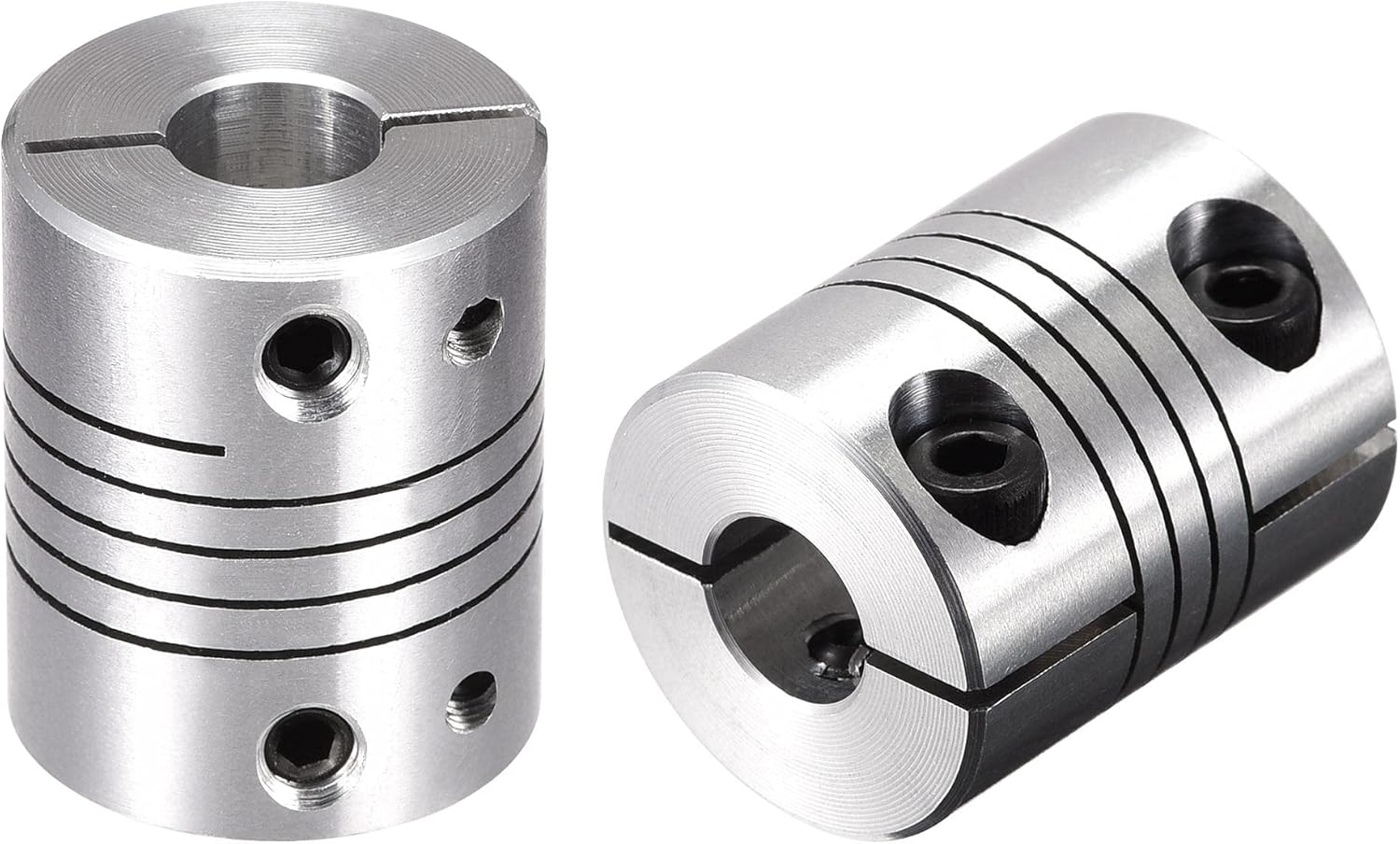 uxcell 2PCS Motor Shaft 8mm to 8mm Helical Beam Coupler Coupling 25mm Dia 30mm Length