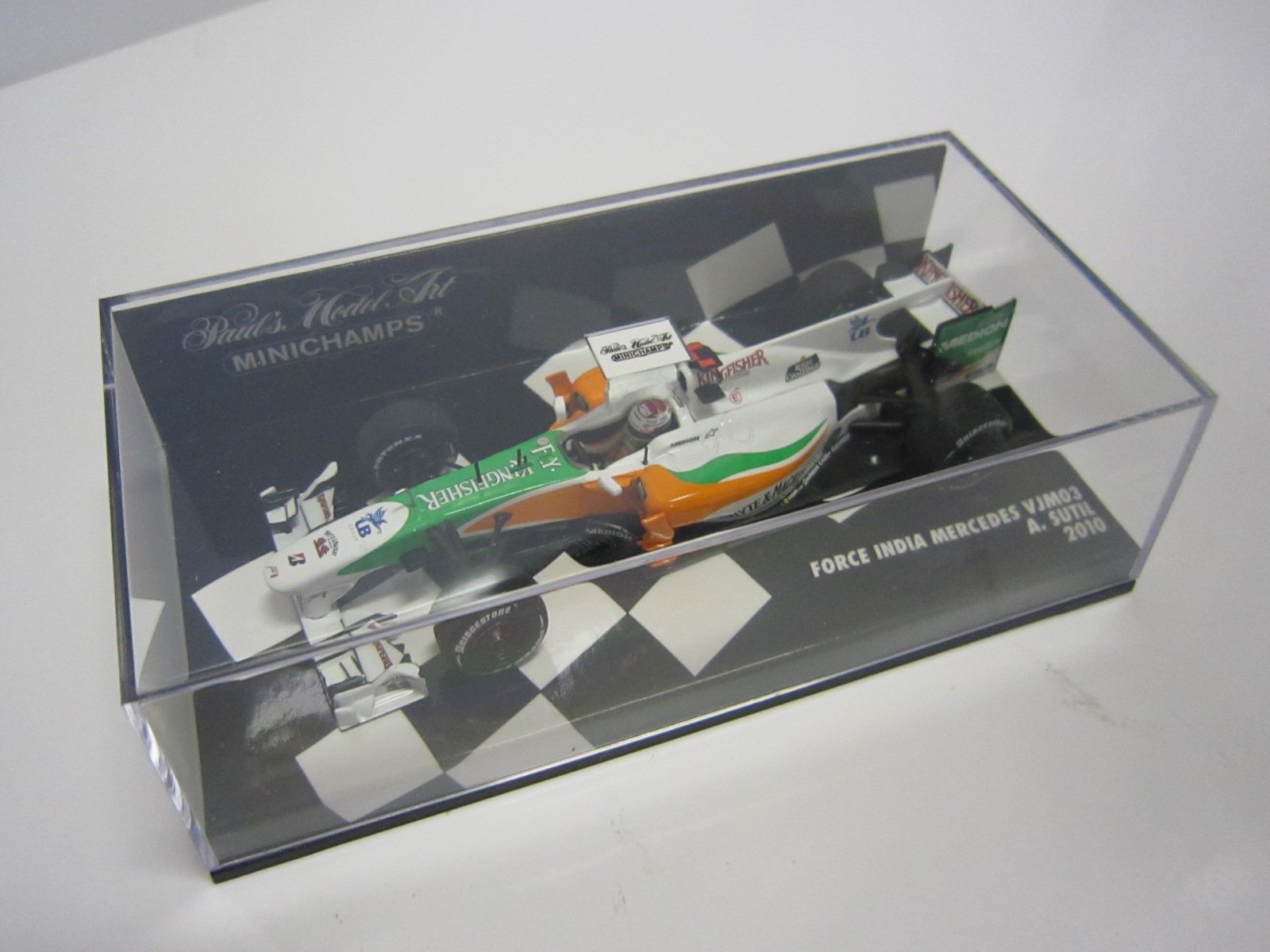 Minichamps 410100014 Modellino Auto Force India F1 Mercedes Vjm03 A. Sutil 2010 Formula 1 Scala 1/43