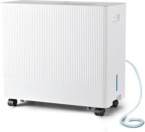 Euhomy Deshumidificador Energy Star de 3000 pies cuadrados para sótano, deshumidificador de 35 pinta a 85 pintas con capacidad de tanque de agua de