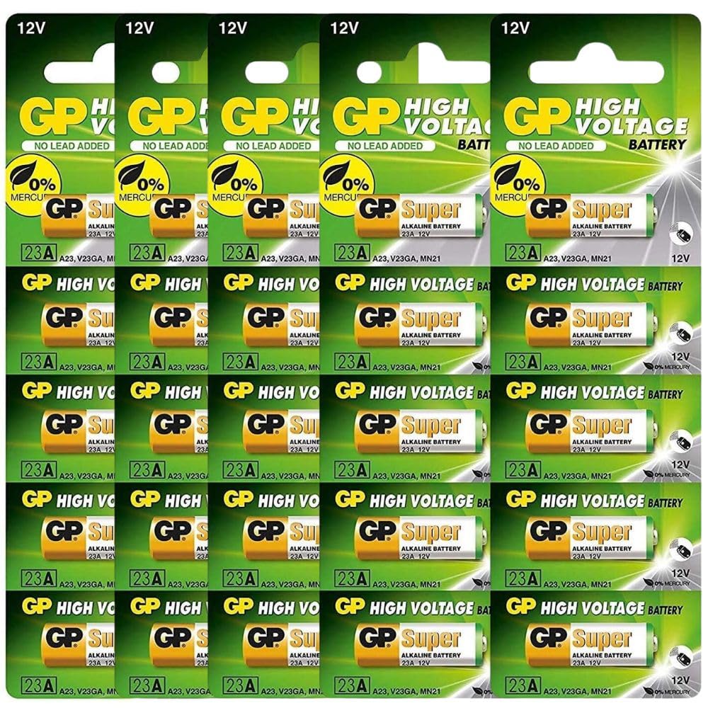 TECHBLAZE 23A Alkaline Battery 12V High Voltage Cell Batteries for Car Remote Control Lighter & Ther Electronics 23AE-C5 A23 MN21 LRV08 (Pack of 5)-image-48