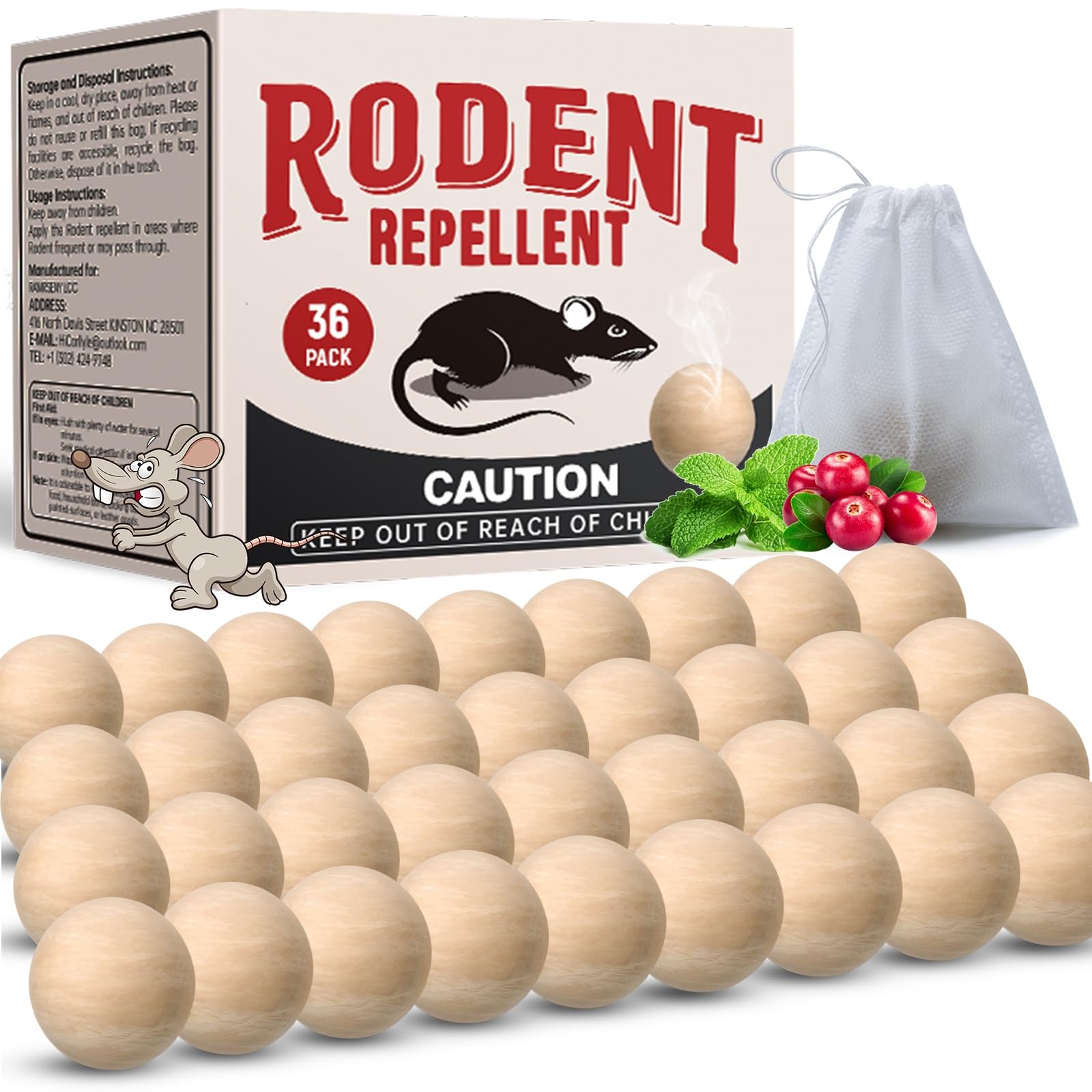 Photo 1 of VistaZync Rodent Repellent Balls (36 Count)