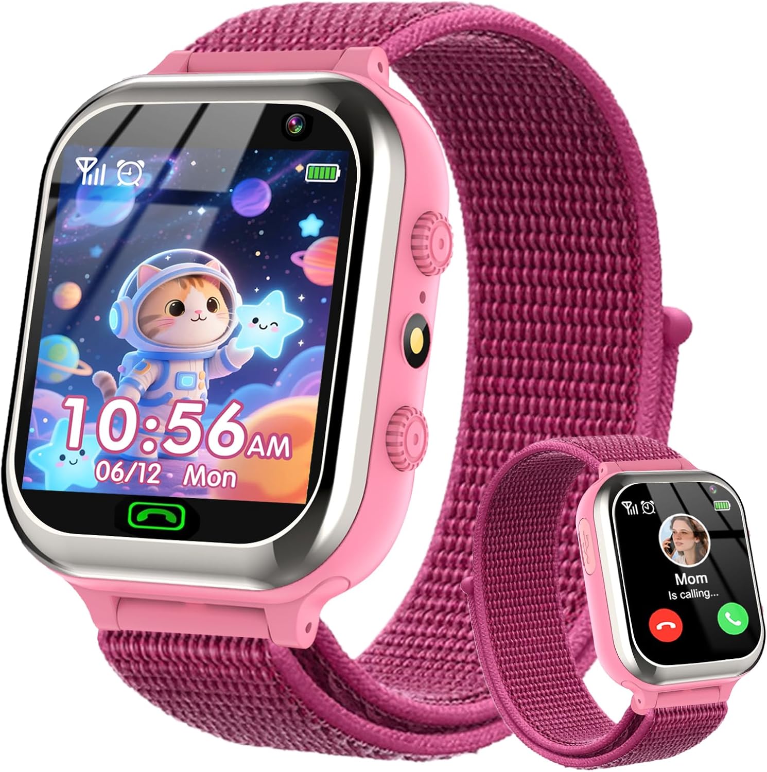 Kids Smart Watch,Smart Watch for kids with Phone Call SOS Music Video Camera Step Counter Alarm, Smartwatch for boys girls Birthday Gifts 4-10 age