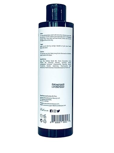 Miniatura 7 de Delicate Daisys Botanical Beauty Rose Refreshing Body Wash 8.45 fl oz | Natural, orgánico, vegano y libre de crueldad animal