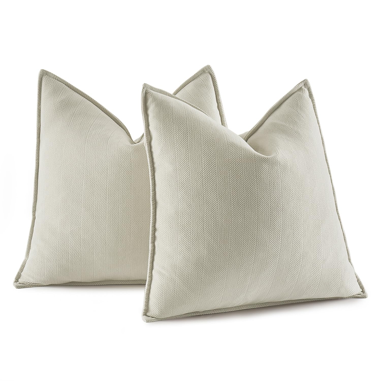 MIULEE 2er Kissenbezug Chenille Kissenbezüge Kissenhülle Sofakissen dekokissen zierkissen Elegantes Design für Couch Sofa Wohnzimmer