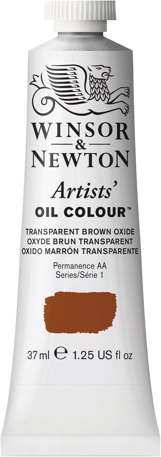 Winsor & Newton 37ml Artists' Oil Colour - Transparent Brown Oxide