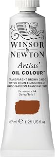 Winsor & Newton Artists' Oil Color, 37ml (1.25 oz) Tube, Transparent Brown Oxide