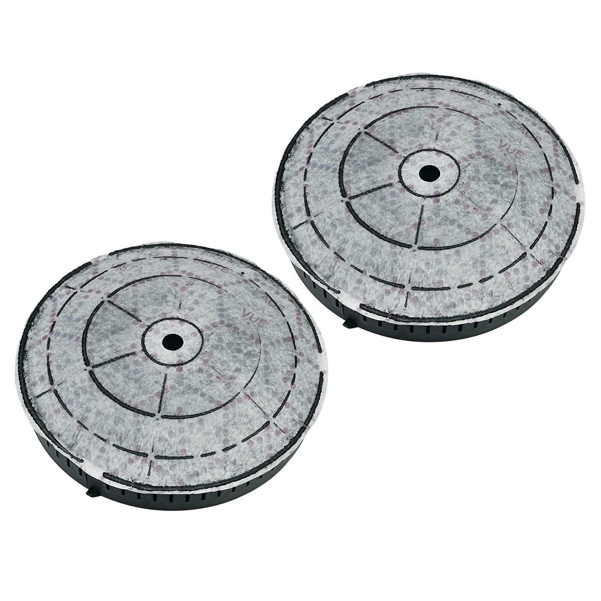 Whirlpool Bauknecht 484000008824 - 2 filtros de carbón activo Wpro CHF57 Type 57, filtro de carbón, filtro de olores, campana extractora como Indesit Ariston Hotpoint Scholtes C00385095 Privileg