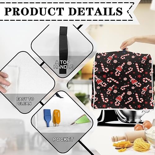 Vista 61 de Funda para batidora de Navidad para Kitchen Aid de 4.5 a 5 cuartos de galón, cubiertas antipolvo para electrodomésticos pequeños de hombre de Un